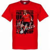Manchester United T-shirt Legend Legend Paul Scholes Röd L