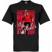 Manchester United T-shirt Legend Legend Paul Scholes Svart XXXL