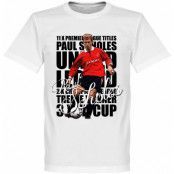 Manchester United T-shirt Legend Legend Paul Scholes Vit L