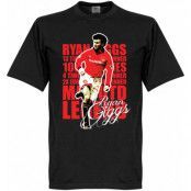 Manchester United T-shirt Legend Legend Ryan Giggs Svart 5XL
