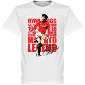 Manchester United T-shirt Legend Legend Ryan Giggs Vit 5XL