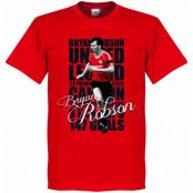 Manchester United T-shirt Legend Robson Legend Röd XS