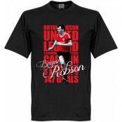 Manchester United T-shirt Legend Robson Legend Svart M