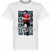Manchester United T-shirt Legend Robson Legend Vit XS
