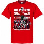 Manchester United T-shirt Legend Solskjaer Legend Röd XXL