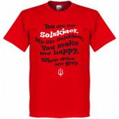 Manchester United T-shirt Ole Solskjaer Song Röd XS