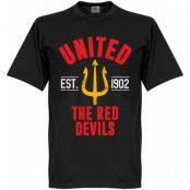 Manchester United T-shirt United Established Svart L