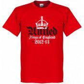 Manchester United T-shirt Winners United 12-13 Kings Of England Röd L