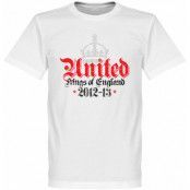 Manchester United T-shirt Winners United 12-13 Kings Of England Vit 5XL