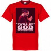 Manchester United T-shirt Zlatan God of Manchester Zlatan Ibrahimovic Röd S