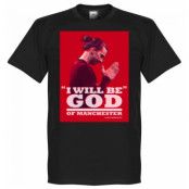 Manchester United T-shirt Zlatan God Svart XL