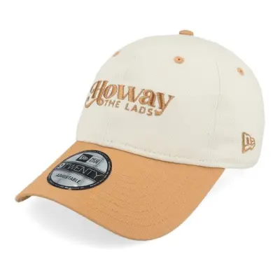 New Era - Football Beige unconstructed Keps - Newcastle United Contrast Visor 9TWENTY Ivory/Dark Sand Dad Cap Dad Cap @ Hatstore