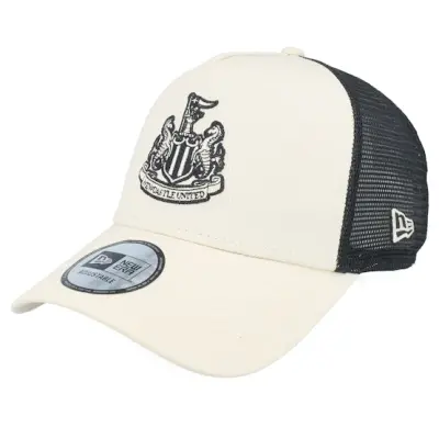 New Era - Football Svart trucker Keps - Newcastle United Seasonal Light Terracotta/Black A-frame Trucker @ Hatstore