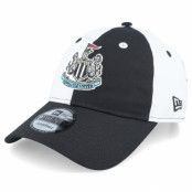 New Era - Football Svart unconstructed Keps - Newcastle United 95 Retro 9TWENTY Black/White Dad Cap @ Hatstore