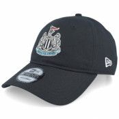 New Era - Football Svart unconstructed Keps - Newcastle United Core 9TWENTY Black Dad Cap @ Hatstore