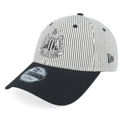 New Era - Vit adjustable Keps - Newcastle United Pinstripe 9FORTY Ivory/Black Adjustable @ Hatstore