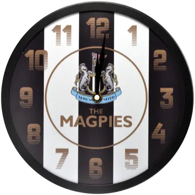 Newcastle United Väggklocka Magpies