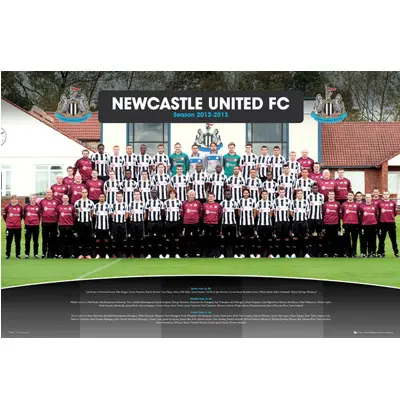 Newcastle United Affisch Squad 91