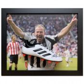 Newcastle United Signerad Fotbollssko Alan Shearer