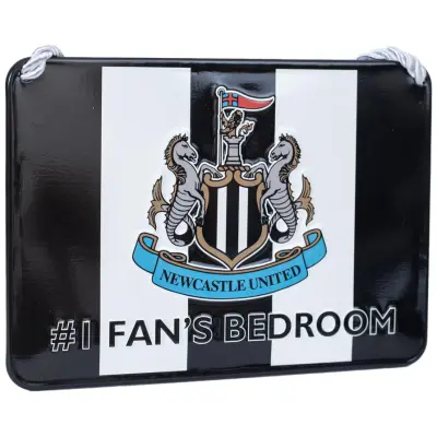 Newcastle United Skylt No1 Fan Stripe Bedroom