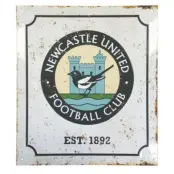 Newcastle United Skylt Retro Logo