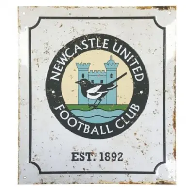 Newcastle United Skylt Retro Logo