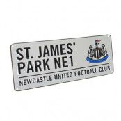 Newcastle United vägskylt