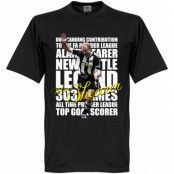 Newcastle T-shirt Legend Shearer Legend Svart 5XL
