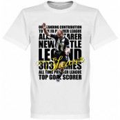 Newcastle T-shirt Legend Shearer Legend Vit L