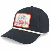 American Needle - Svart adjustable Keps - Queen Roscoe Black A-Frame Adjustable @ Hatstore