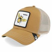 Goorin Bros. - Beige trucker Keps - The Queen Bee Core Khaki Trucker @ Hatstore