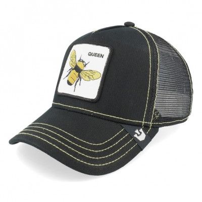 Goorin Bros. - Svart trucker Keps - Queen Bee Black Trucker @ Hatstore