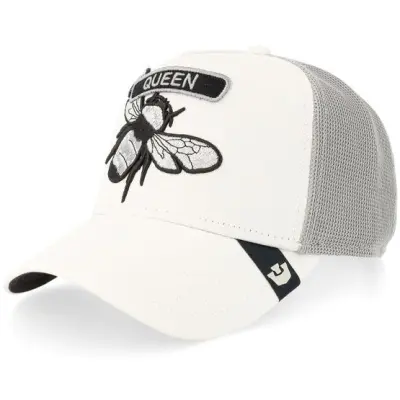 Goorin - Vit trucker Keps - Classic Rocker Queen Dust A-frame Trucker @ Hatstore
