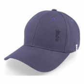 Iconic - Blå adjustable Keps - Poker Queen Crown Wanda Blue High Crown Adjustab @ Hatstore