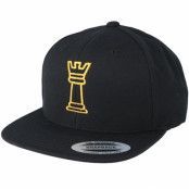 Iconic - Svart snapback Keps - Queen Chess Black Snapback @ Hatstore