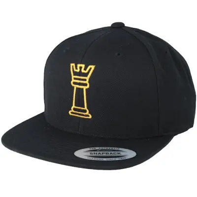 Iconic - Svart snapback Keps - Queen Chess Black Snapback @ Hatstore