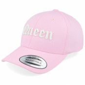 Kiddo Cap - Rosa adjustable Keps - Kids Queen Old English 3d Pink Adjustable @ Hatstore