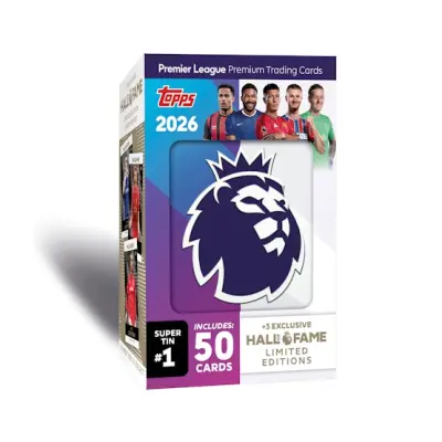 Topps - Svart Trading Cards - Premier League 2026 Super Tin Random Color @ Hatstore