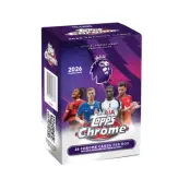 Topps - Svart Trading Cards - Premier League Chrome 2026 Value Box - 7 Packs (28 Cards) @ Hatstore
