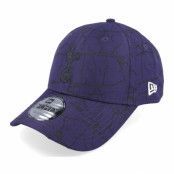 New Era - Football Blå adjustable Keps - Tottenham Hotspur Marble 9FORTY Navy Adjustable @ Hatstore