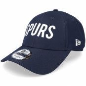 New Era - Football Blå adjustable Keps - Tottenham Hotspur Screenprint 9FORTY Navy Adjustable @ Hatstore