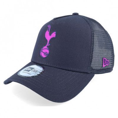 New Era - Football Blå trucker Keps - Tottenham Hotspur Seasonal Pop Navy A-Frame Trucker @ Hatstore