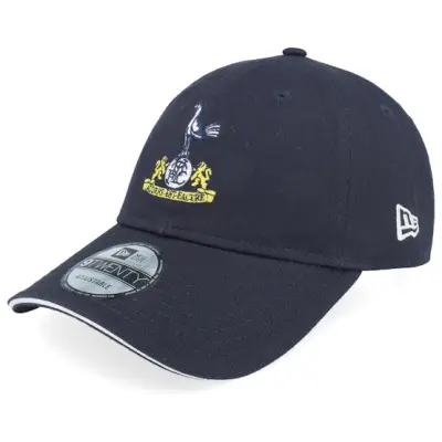 New Era - Football Blå unconstructed Keps - Tottenham Hotspur Retro 9TWENTY Navy Dad Cap @ Hatstore