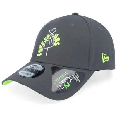 New Era - Football Grå adjustable Keps - Tottenham Hotspur Korea 9FORTY Grey/Neon Green Adjustable @ Hatstore