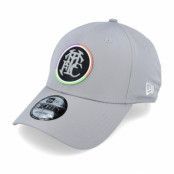 New Era - Football Grå adjustable Keps - Tottenham Hotspur Rubber Flock 9FORTY Gray Adjustable @ Hatstore