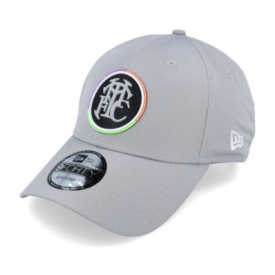 New Era - Football Grå adjustable Keps - Tottenham Hotspur Rubber Flock 9FORTY Gray Adjustable @ Hatstore