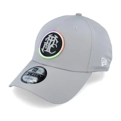 New Era - Football Grå adjustable Keps - Tottenham Hotspur Rubber Flock 9FORTY Gray Adjustable @ Hatstore