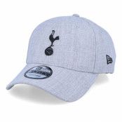 New Era - Football Grå adjustable Keps - Tottenham Hotspur Stretch Heather Grey/Black Adjustable @ Hatstore