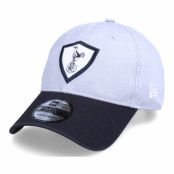 New Era - Football Grå unconstructed Keps - Tottenham Hotspur Felt Patch 9TWENTY Grey/Black Dad Cap @ Hatstore