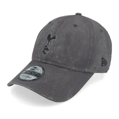 New Era - Football Grå unconstructed Keps - Tottenham Hotspur Italian Wash 9TWENTY Dark Grey Dad Cap @ Hatstore